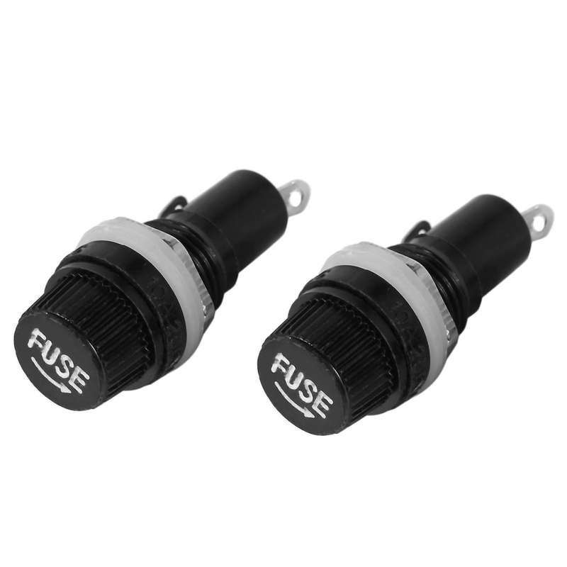 10 Pcs Electrical Panel Mounted 5 x 20mm Fuse Holder
