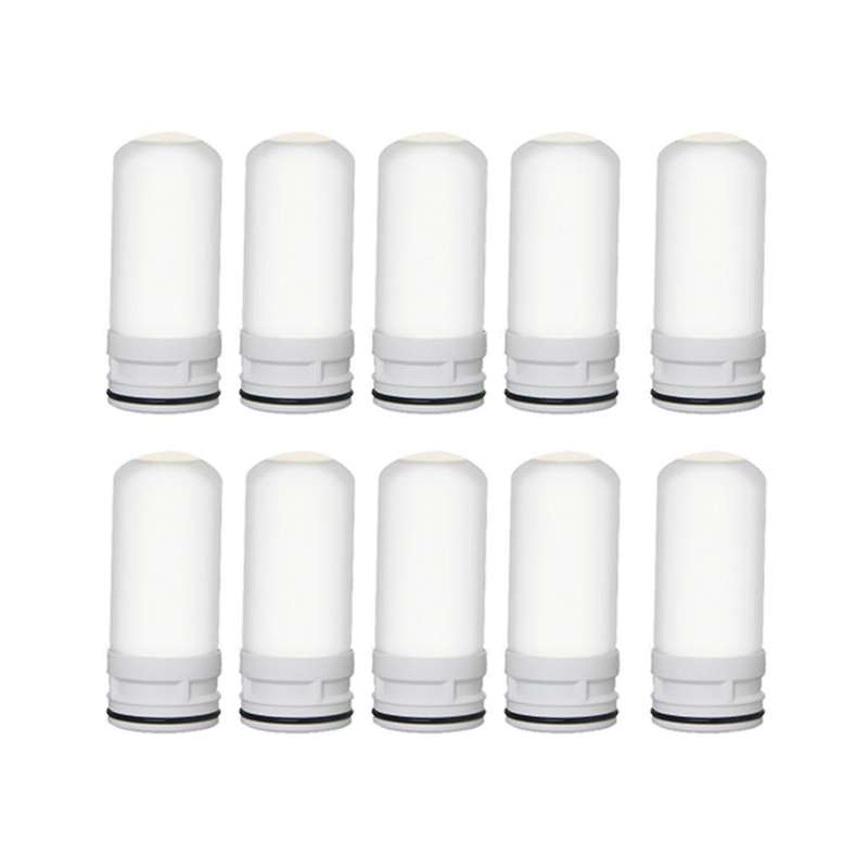10 Pcs Faucet Water Filter Ceramic Replacement Remove Practical Durable