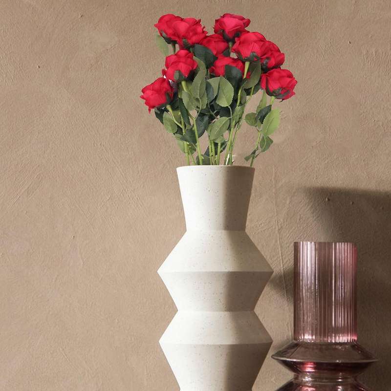 10 Pcs Latex Real Touch Decor Artificial Flowers Silk Flowers Floral Wedding Bouquet Home Party Des