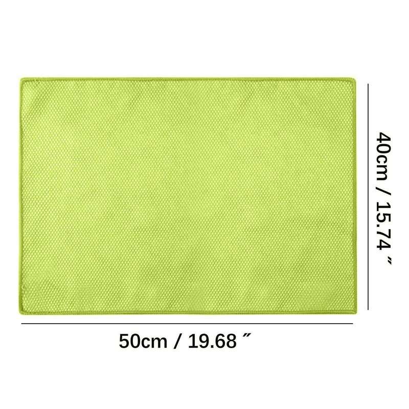 10 Pcs Fish Scale Microfiber Cleaning Cloths- Polishing Cleaning Wipes 40x50 Rag Super Water Absorb