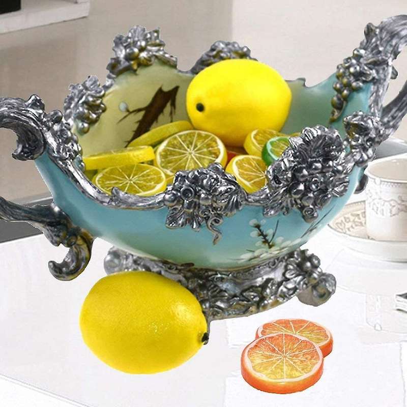 10 Pcs Lemon Slice Artificial Fruit Highly Simulation Lifelike Model for Home Party Decoration Orang