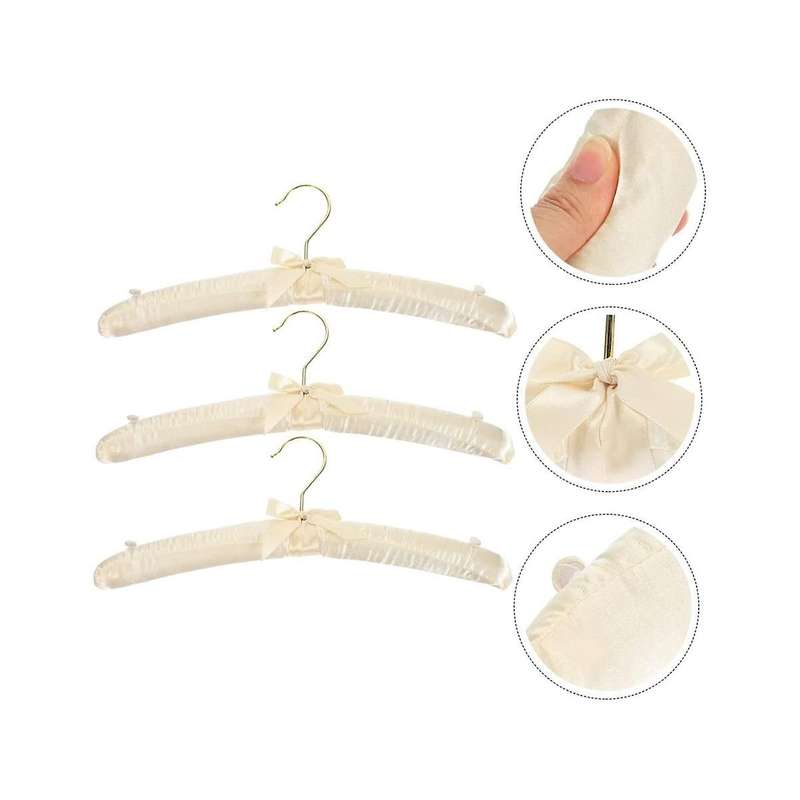 10 Pcs Non- Hanger White Hangers Sweater Hangers Hangers Padded Hangers for Women Clothing Foam Coa