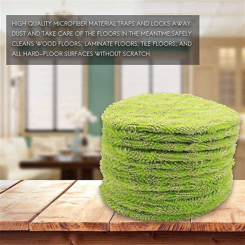 10 Pcs Replacement Pad for Cordless Electric Mop Sweeper Wireless Electric Mop Replacement Scrubber
