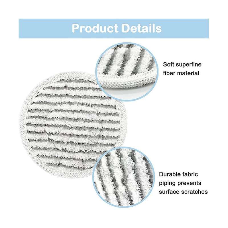 10 Pcs S7001 Pads Replacement Mop Pads for S7001, S7000amz, S7000 S7001tgt S7201 Series Mop Pads