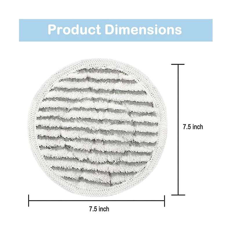 10 Pcs S7001 Pads Replacement Mop Pads for S7001, S7000amz, S7000 S7001tgt S7201 Series Mop Pads