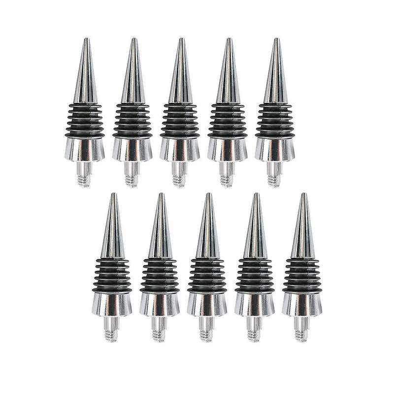 10 Pcs Thread Wine Bottles Metal Stoppers Set,blank Bottles Stopper Gifts for Wedding Wine Party