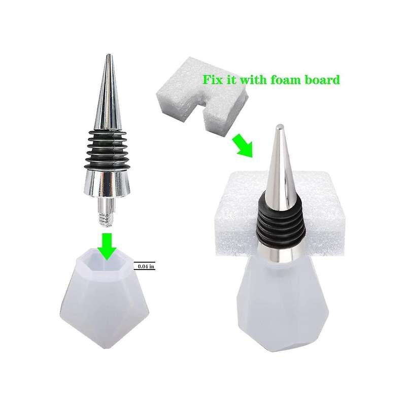 10 Pcs Thread Wine Bottles Metal Stoppers Set,blank Bottles Stopper Gifts for Wedding Wine Party