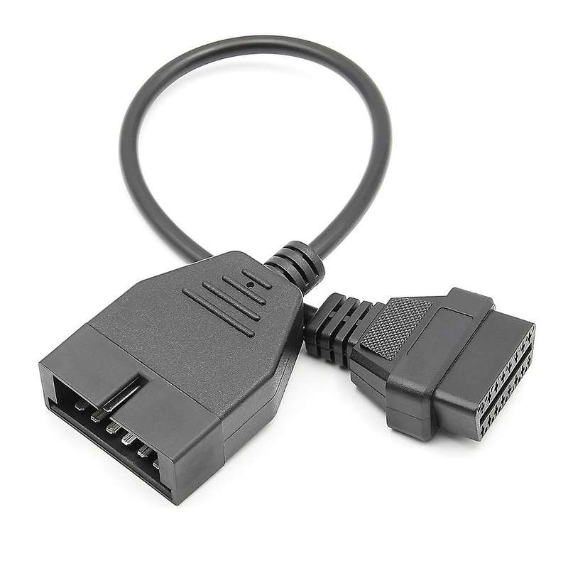 10 PCS Truck Diagnostic Tool Adapter OBD Conversion Cable 12-Pin to 16-Pin OBD2 Adapter Extension Ca