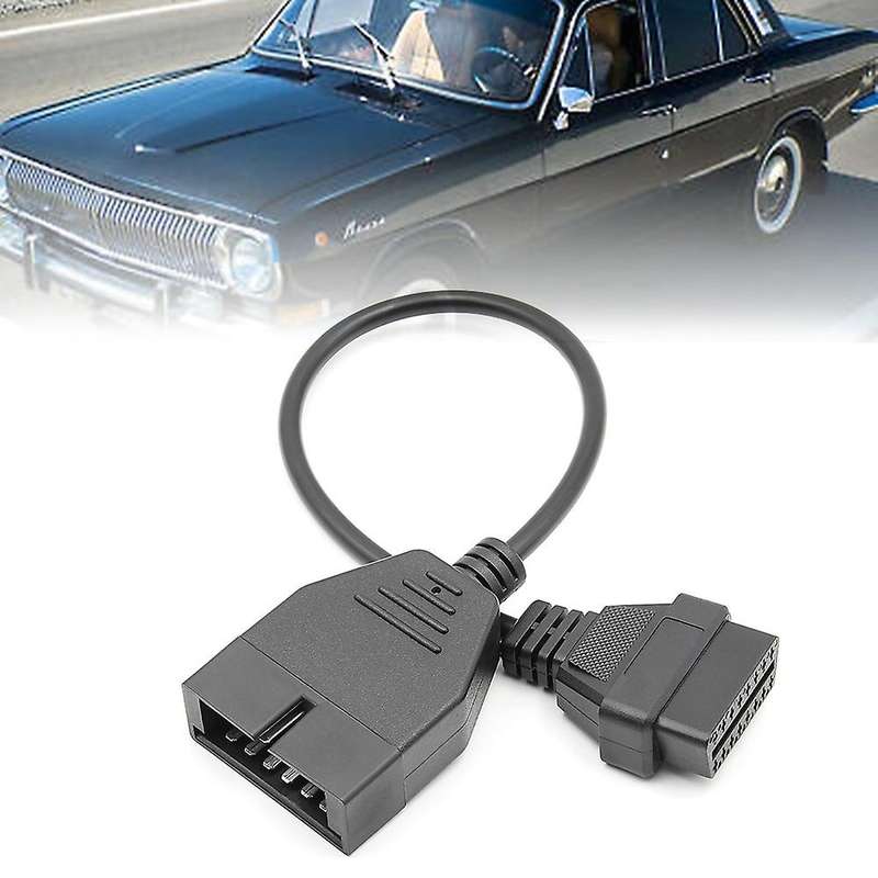 10 PCS Truck Diagnostic Tool Adapter OBD Conversion Cable 12-Pin to 16-Pin OBD2 Adapter Extension Ca