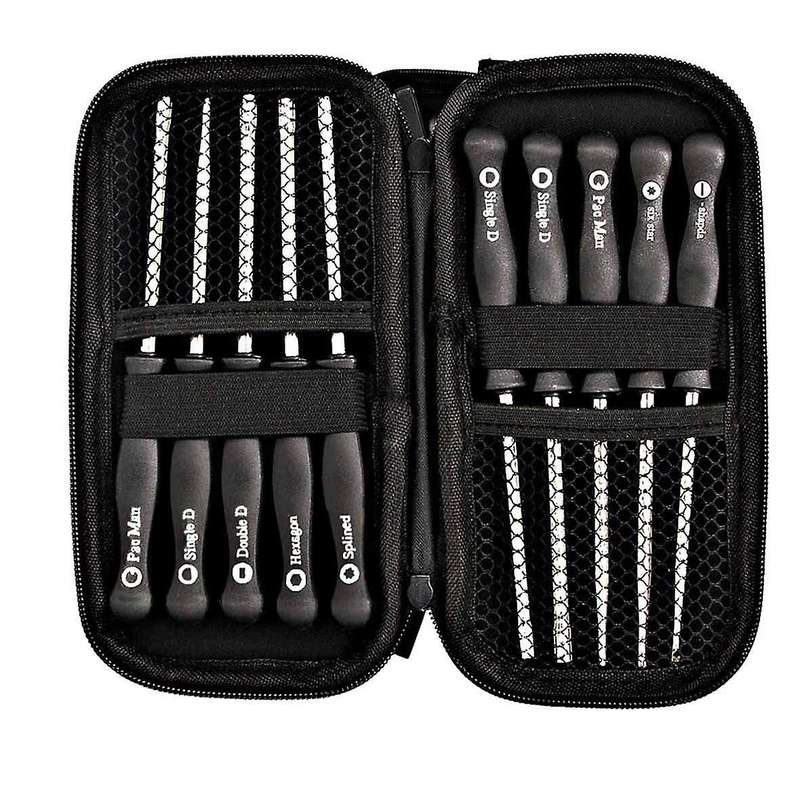 10 Pcs Tune Up Carburetor Adjusting Screwdriver Tool Kit with Cleaning Needles Brushes for Common 2