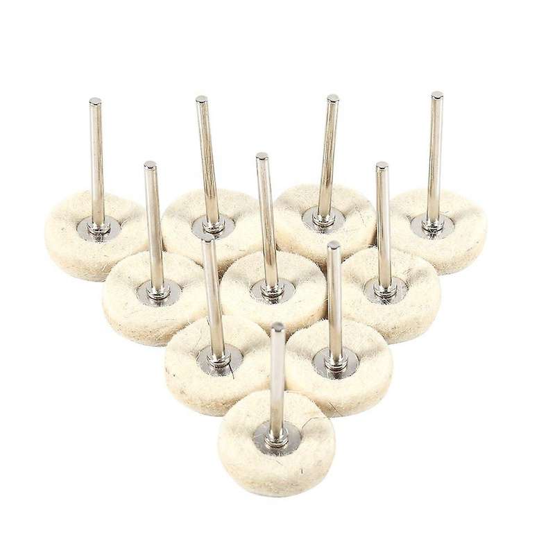 10 Pieces 25mm Felt Installation Polishing Pad Jewelry Polishing Polishing Polishing Pad Set T-shap