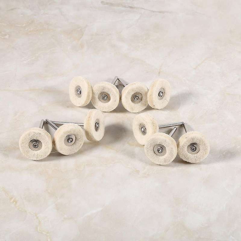 10 Pieces 25mm Felt Installation Polishing Pad Jewelry Polishing Polishing Polishing Pad Set T-shap