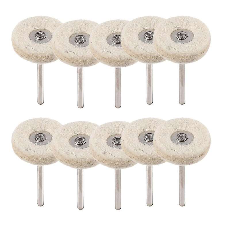 10 Pieces 25mm Felt Installation Polishing Pad Jewelry Polishing Polishing Polishing Pad Set T-shap