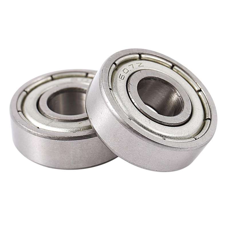 10 Pieces 607zz 19 X 7 X6mm Sealed One Row Deep Metal