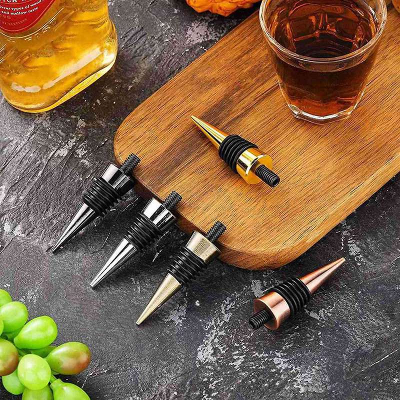 10 Pieces Bottle Stopper with Threaded Post for Wood Turning Project
