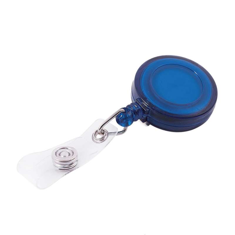 10 Retractable Reel Id Badge Lanyard Name Tag Key Card Holder Belt Clip Color:blue Amount:10 Pcs