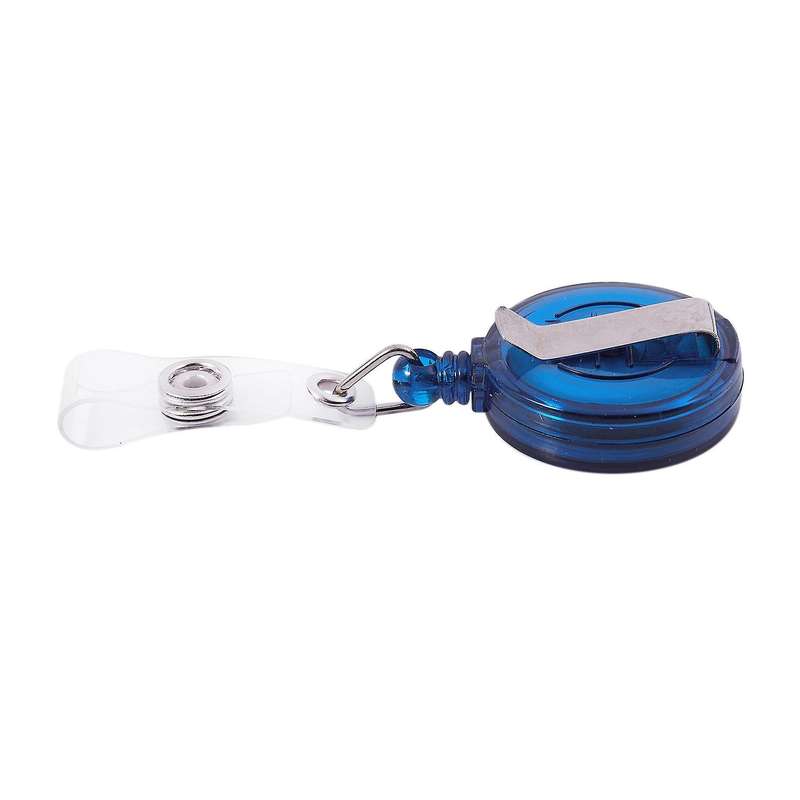 10 Retractable Reel Id Badge Lanyard Name Tag Key Card Holder Belt Clip Color:blue Amount:10 Pcs