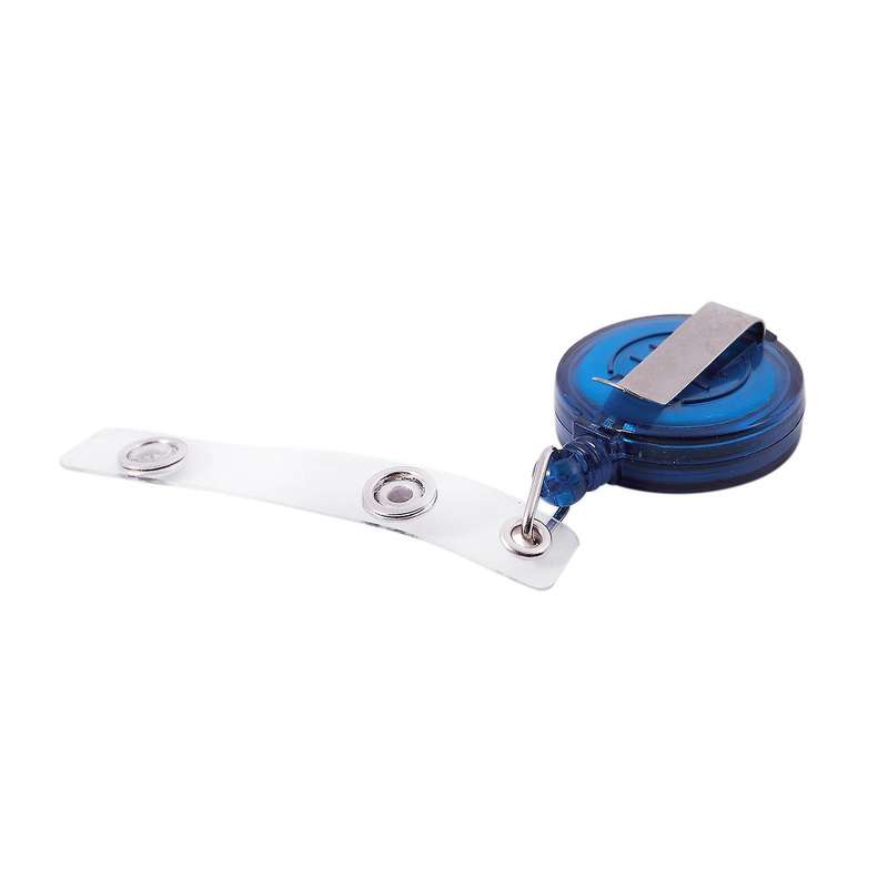 10 Retractable Reel Id Badge Lanyard Name Tag Key Card Holder Belt Clip Color:blue Amount:10 Pcs