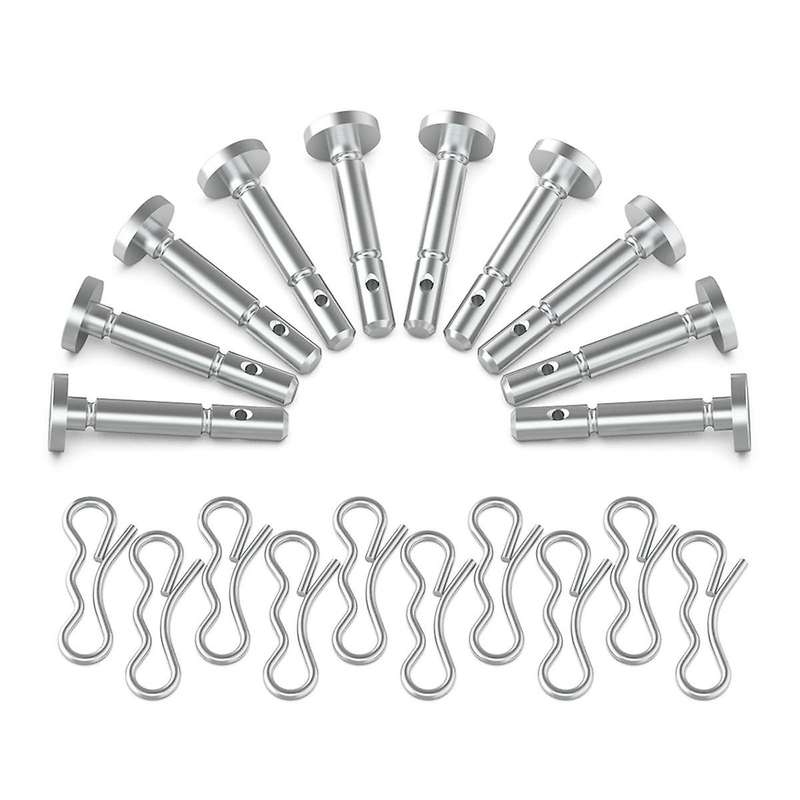 10 Set Snow Blower Shear Pins 738-04155 and Cotter Pins 714-04040 for , , , Yard-Man 900 Series