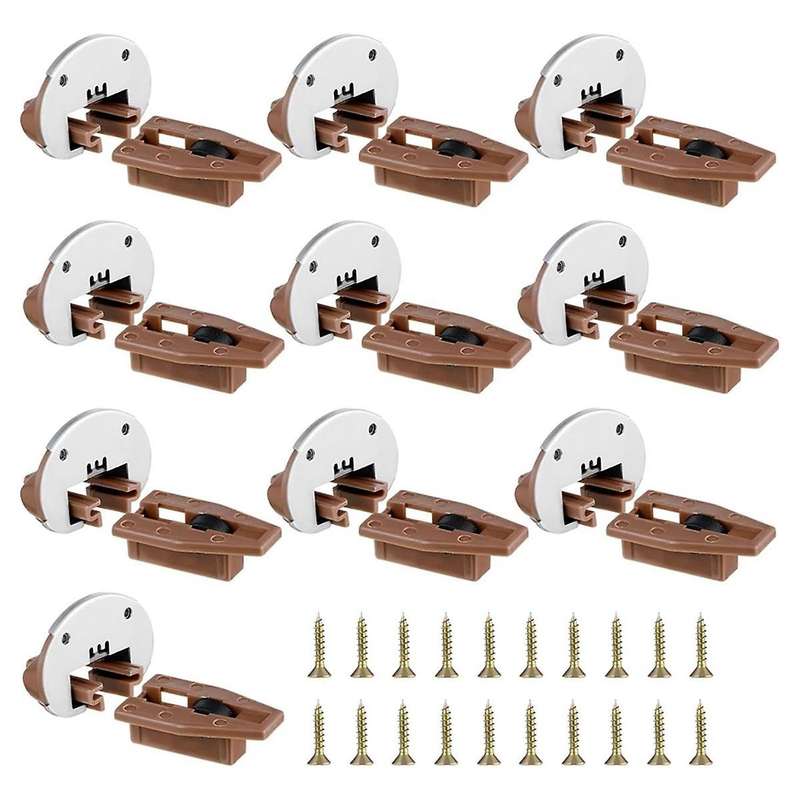 10 Sets Drawer Replacement Parts Drawer Slides Rail Replacement Kit Improved Commercial Style Drawer