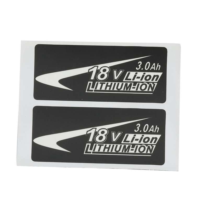10 Sets of BL1830 Label Lithium Ion Battery 18V 3.0Ah Sticker Label Suitable for 18V Battery Logo
