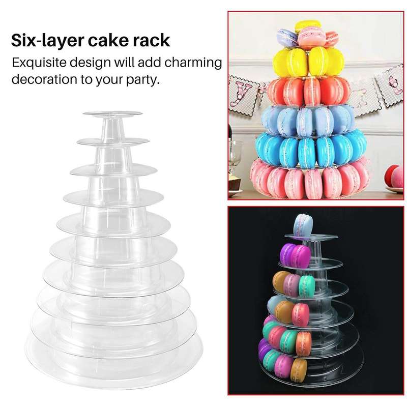 10 Tier Cupcake Holder Stand,round Macaron Tower Stand,clear Cake Display Rack for Wedding Birthday