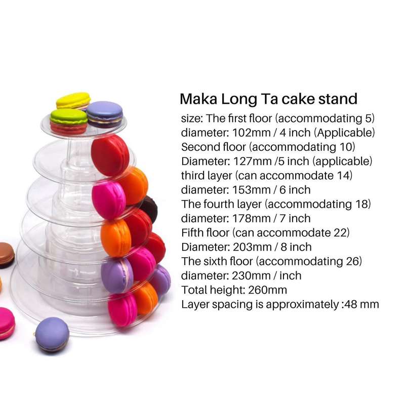 10 Tier Cupcake Holder Stand,round Macaron Tower Stand,clear Cake Display Rack for Wedding Birthday