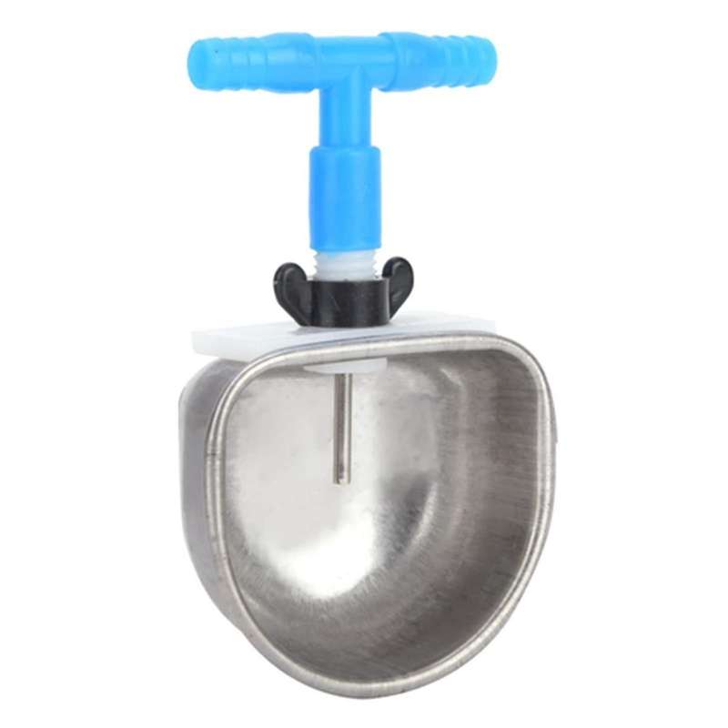 10 Sets Stainless Steel Rabbit Drinker,Rabbit Breeding Equipment Anti Scratch Stainless Steel Nipple