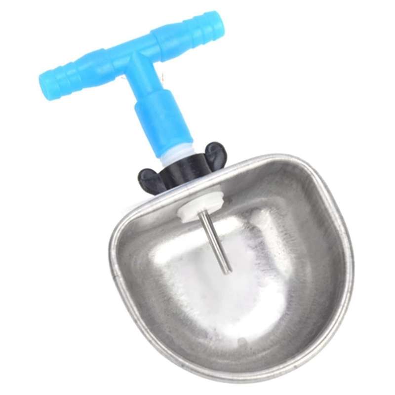 10 Sets Stainless Steel Rabbit Drinker,Rabbit Breeding Equipment Anti Scratch Stainless Steel Nipple