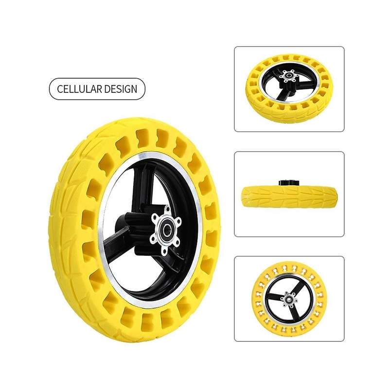 10 X 2.125 Inch Tires Electric Scooter Honeycomb Solid Shock Absorbing Tire Hub For