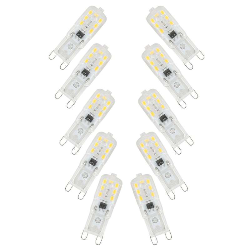 10 X G9 5w Led Dimmable Capsule Bulb Replace Light Ac220-240v, Warm White