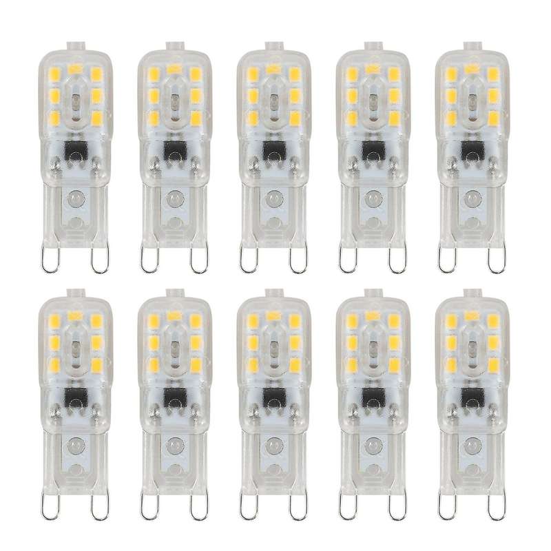 10 X G9 5w Led Dimmable Capsule Bulb Replace Light Ac220-240v, Warm White