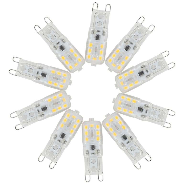 10 X G9 5w Led Dimmable Capsule Bulb Replace Light Ac220-240v, Warm White