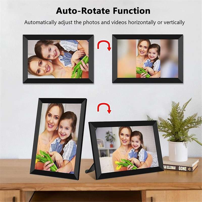 10.1 Inch Smart WiFi Digital 1280X800 IPS LCD Touch Screen, Auto-Rotate Portrait and Landscape - EU