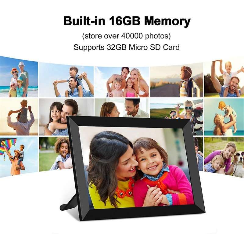 10.1 Inch Smart WiFi Digital 1280X800 IPS LCD Touch Screen, Auto-Rotate Portrait and Landscape - EU