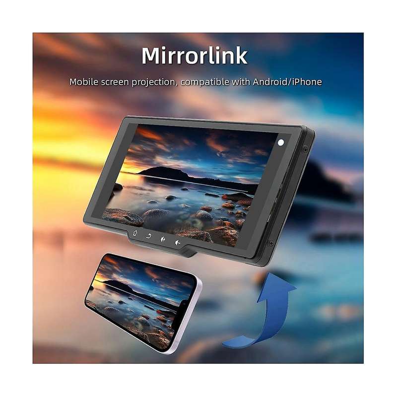 10.26inch Car Touch Screen with Button Wireless Carplay Android Auto Car Portable Radio Bluetooth Mp