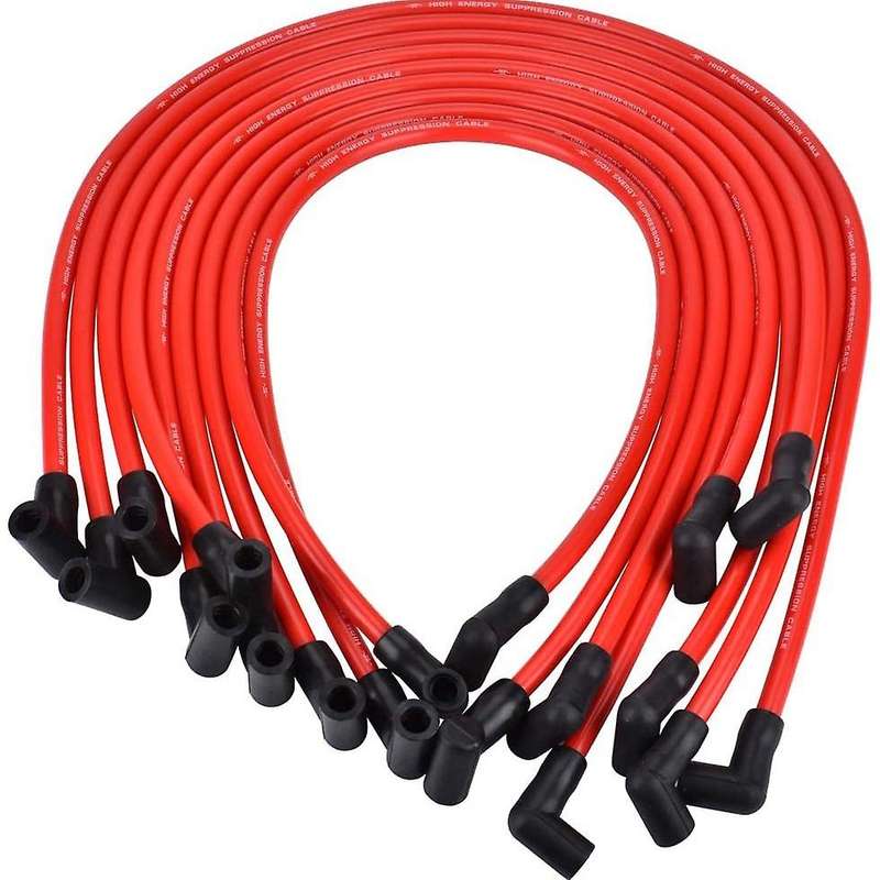 10.5 MM Spark Plug Wire Set, SP10-390-1010 High Performance Ignition Wire for AM General HEI BBC 350