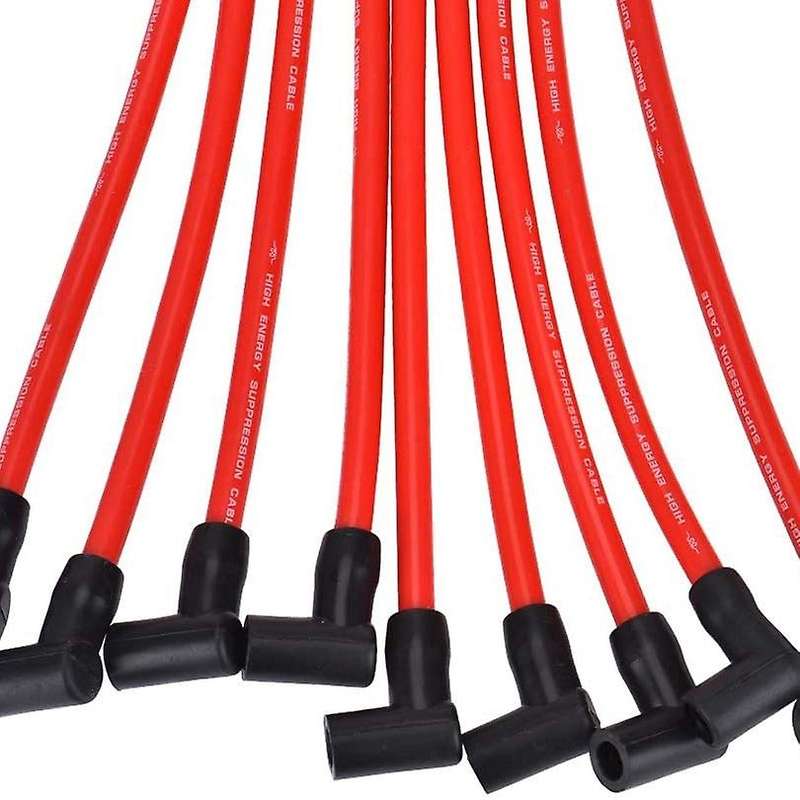 10.5 MM Spark Plug Wire Set, SP10-390-1010 High Performance Ignition Wire for AM General HEI BBC 350