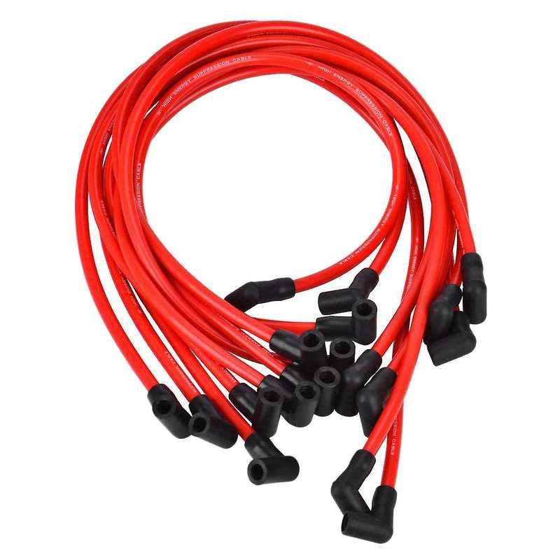 10.5 MM Spark Plug Wire Set, SP10-390-1010 High Performance Ignition Wire for AM General HEI BBC 350