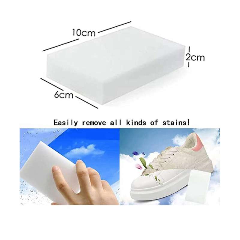 100 Pack Cleaning Sponges Eraser,multi-functional Premium Foam Cleaning Pads,dish,household Cleanin