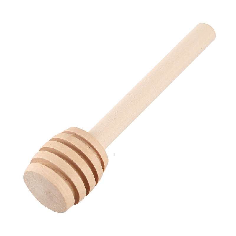 100 Pack Of Mini 3 Inch Wood Honey Dipper Sticks, Individually Wrapped, Server for Honey Jar Dispens