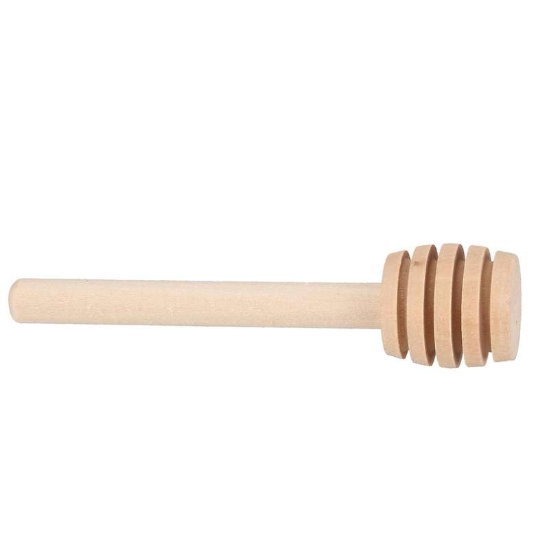 100 Pack Of Mini 3 Inch Wood Honey Dipper Sticks, Individually Wrapped, Server for Honey Jar Dispens