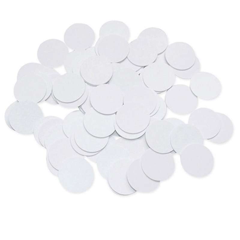 100 Pcs 13.56MHz NFC Card Coin 215 Card Label 25 mm Diameter Can Be Used for Homemade