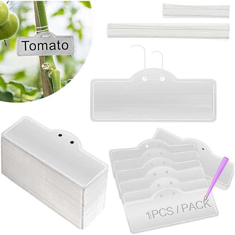 100 Pack Metal Plant Labels,aluminum Plant Tags,waterproof Plant Labels Tree Labels for Outdoor Gard