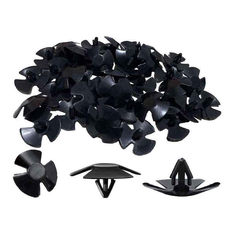 100 Pcs Car Bumper Hood Insulation Cover Retainer Clips for ,,,Ram,4878883AA with 1Pcs Fastener Remo