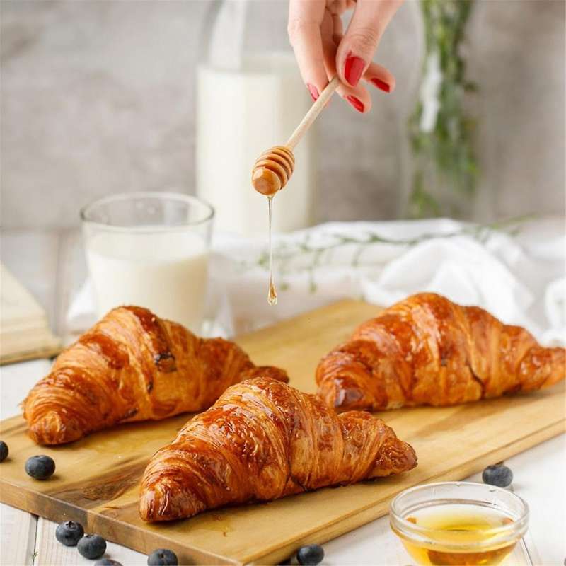 100 Pcs Honey Dipper Sticks Mini Honey Dippers 6 Inch Wooden Honey Dipper Dipper Stirrers Honeycomb