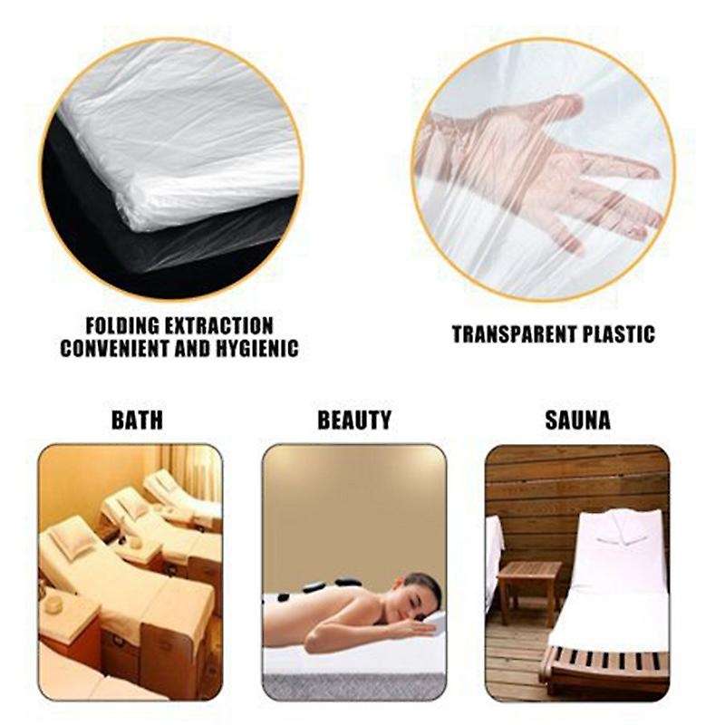 100 Pcs Disposable Couch Cover Bed Sheet Covers Protection Spa Massage Bed Cover 90x180cm