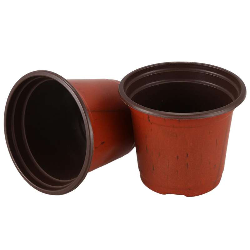 100 Pcs Plastic Plants Nursery Pot/pots Seedlings Flower Plant Container Seed Starting Pots Planter