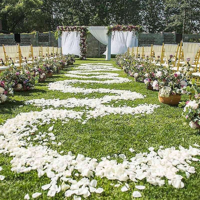 100 Pcs/Set Silk Petals Artificial Flower Petal Compatible Wedding Party Home Hotel Valentine's Day
