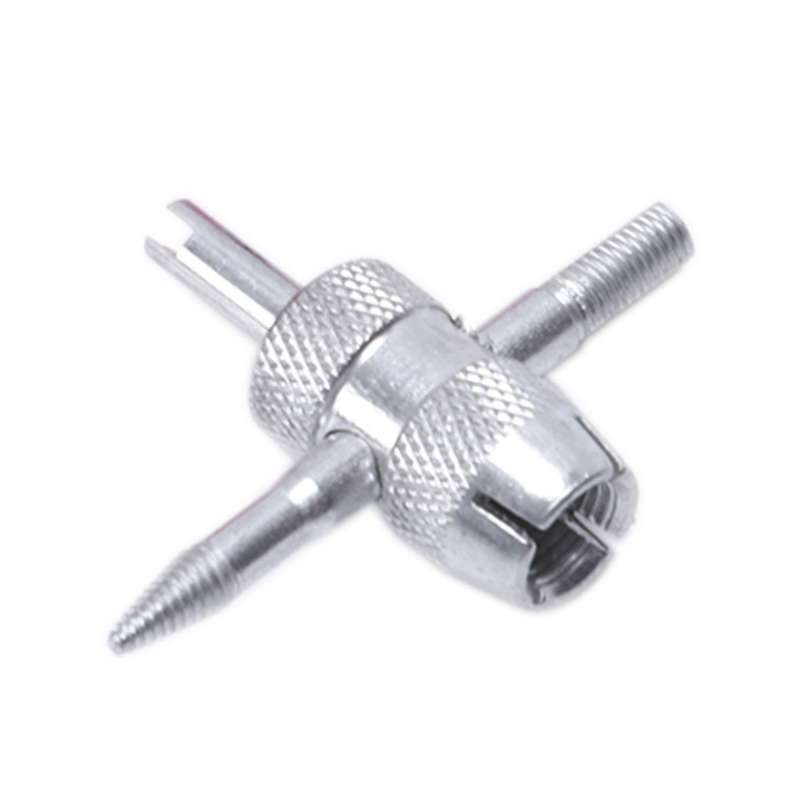 100 Pcs Tire Valve Stem Core Valve Core Removal Tool + Dual Head Valve Core Remover Tool with 4-Way